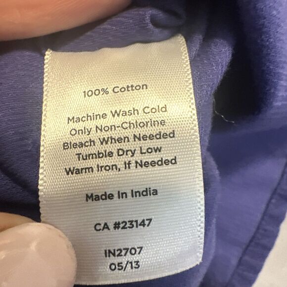 Talbots Corduroy Button Up Shirt Plus Size 1x Eggplant Purple Lightweight - Picture 4 of 7